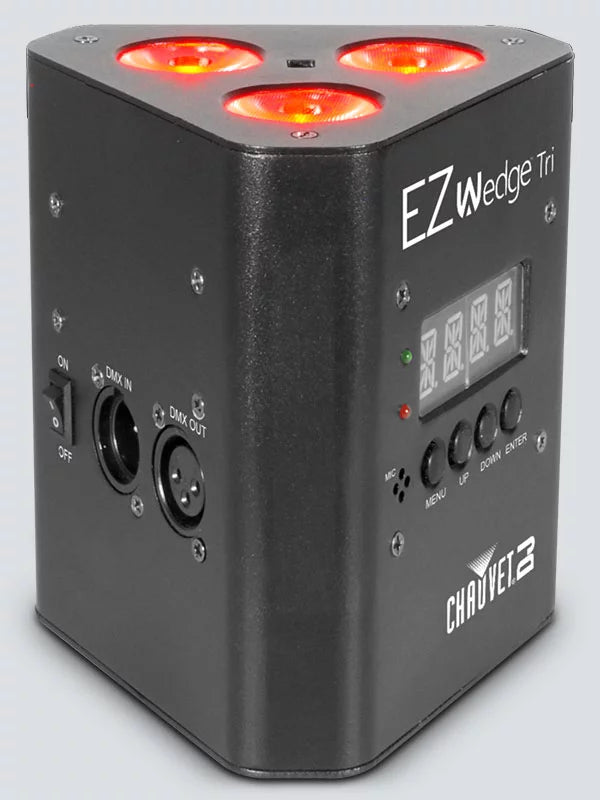 Chauvet DJ EZWEDGE-TRI: LED Battery-Powered Wash Light