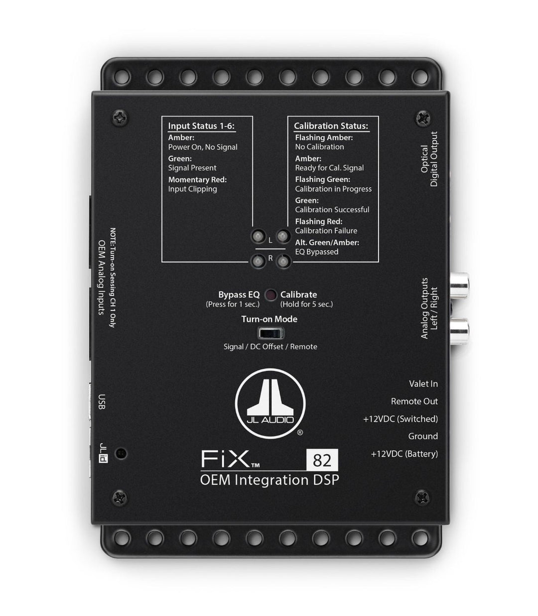 JL Audio FIX-82: 2 Outputs OEM Integration DSP Sound Processor