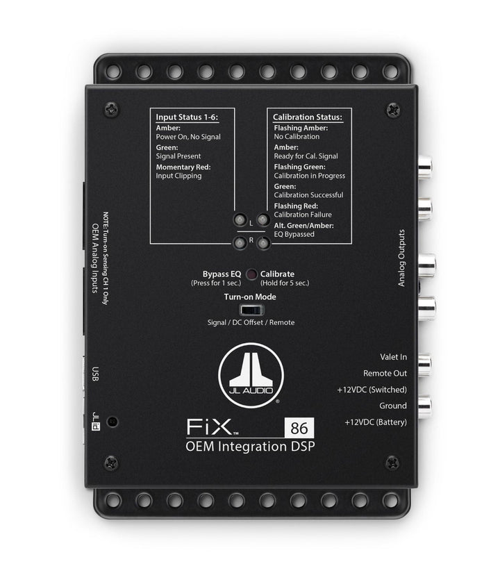 JL Audio FIX-86: 6 Outputs OEM Integration DSP Sound Processor