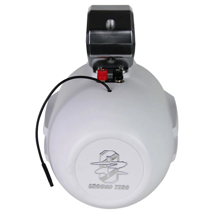 Ground Zero GZMS65LED-W: 6.5" 240 W 2-Way Marine Pair White Tower Wake RGB Speakers