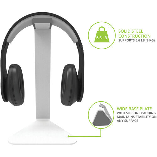 Kanto H1W: White Universal Headphone Stand