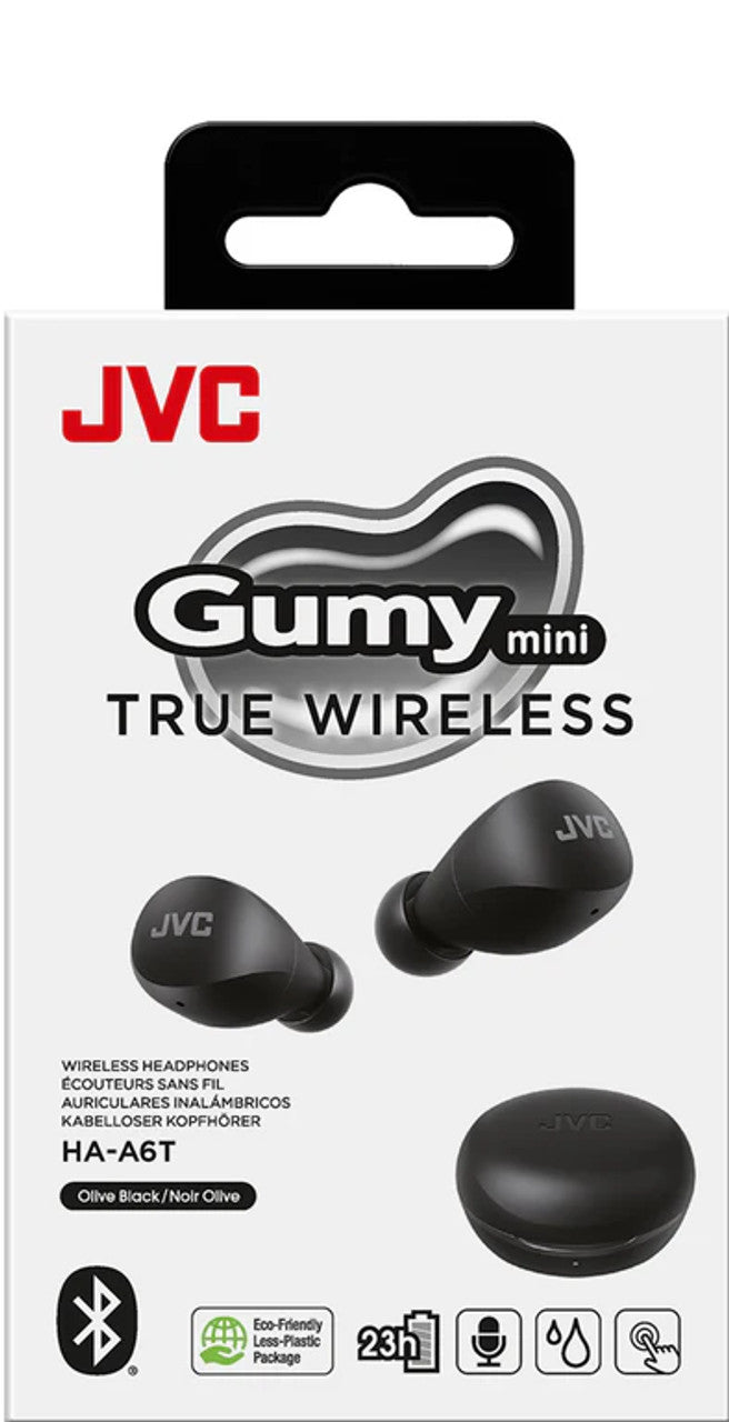 JVC HA-A6T-B & W: Gumy Mini True Wireless Earbuds