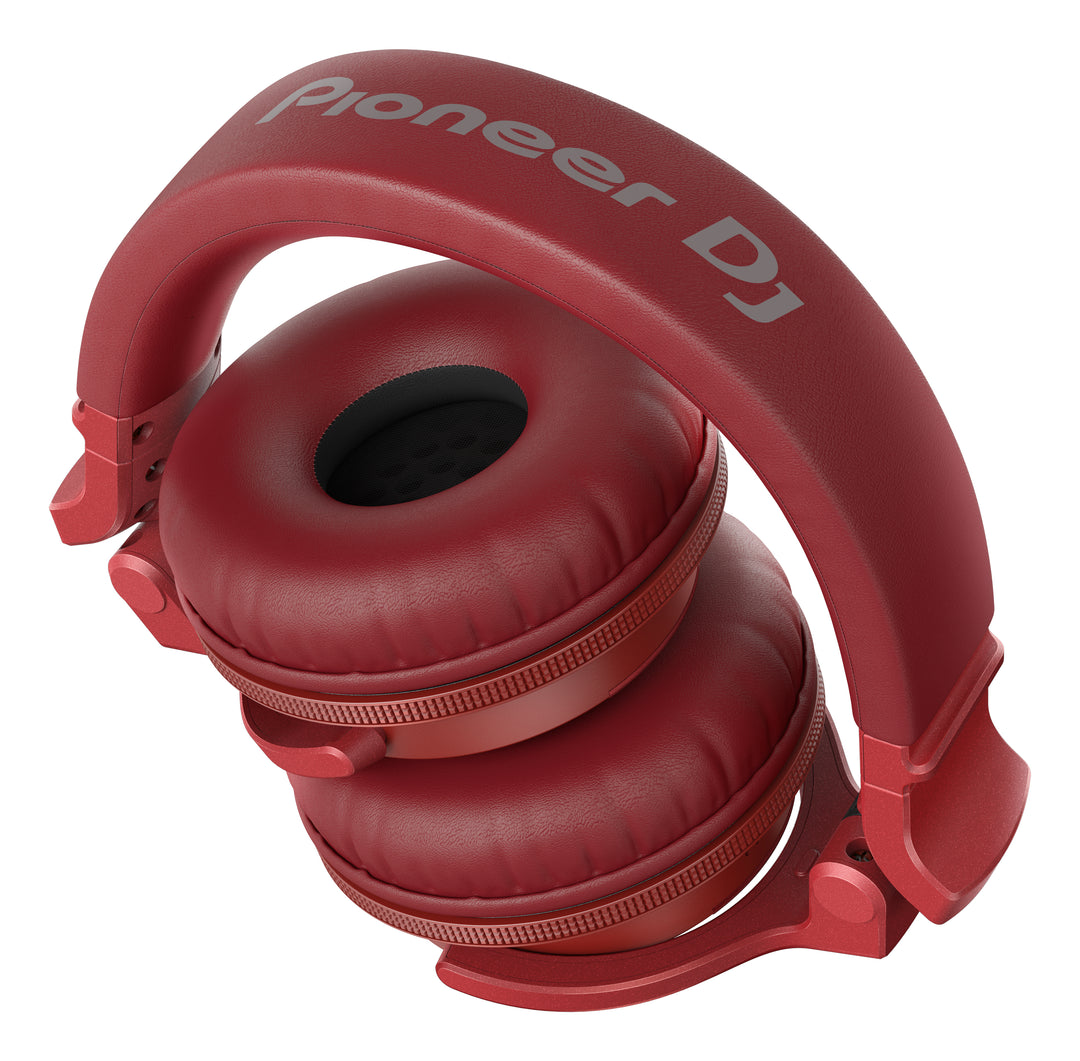 Pioneer DJ HDJ-CUE1BT-R: Bluetooth Red DJ Headphones
