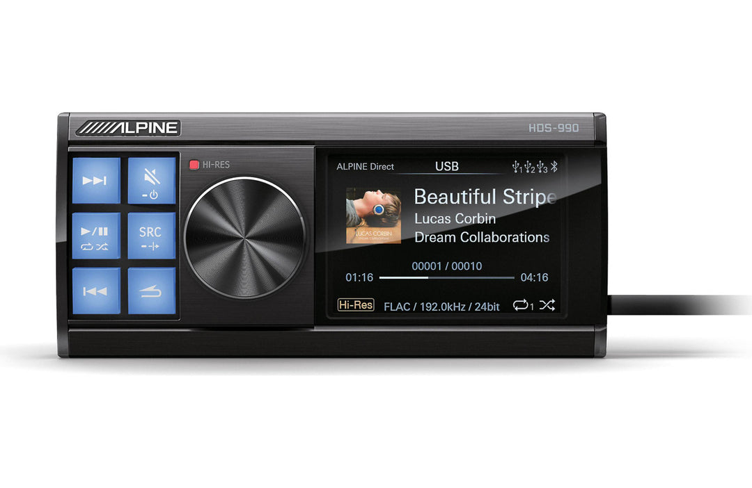 Alpine HDS-990: High Resolution Status Digital Media Player