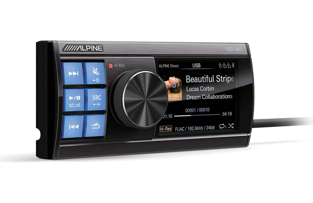 Alpine HDS-990: High Resolution Status Digital Media Player
