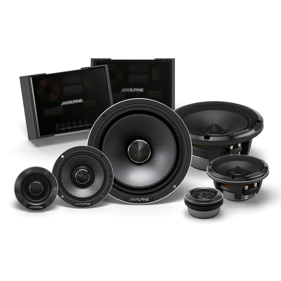Alpine HDZ-653: 6.5" 3-Way Status-Series High-Resolution Component Speakers