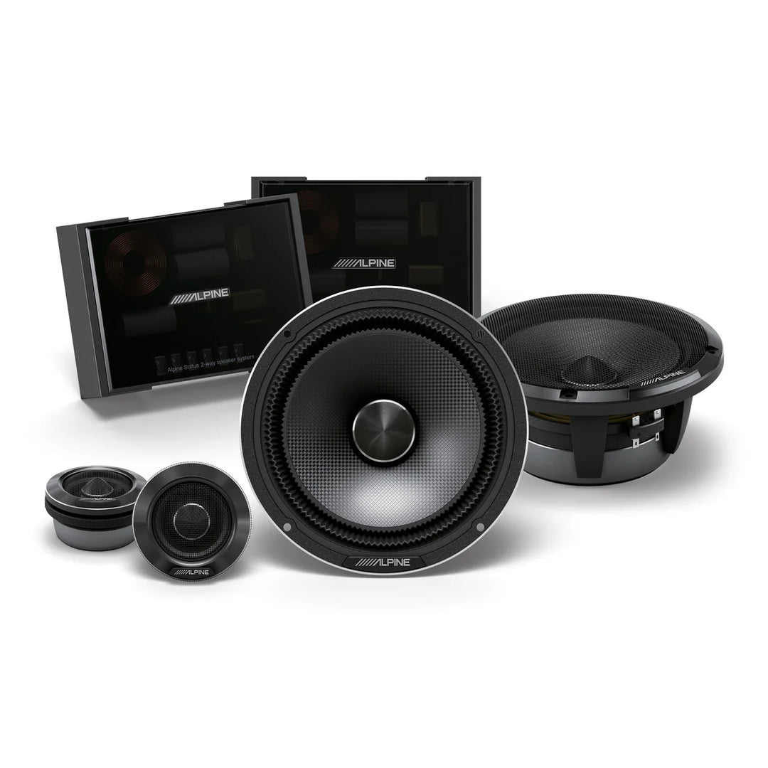 Alpine HDZ-65C: 6.5" 2-Way Status-Series High-Resolution Component Speakers