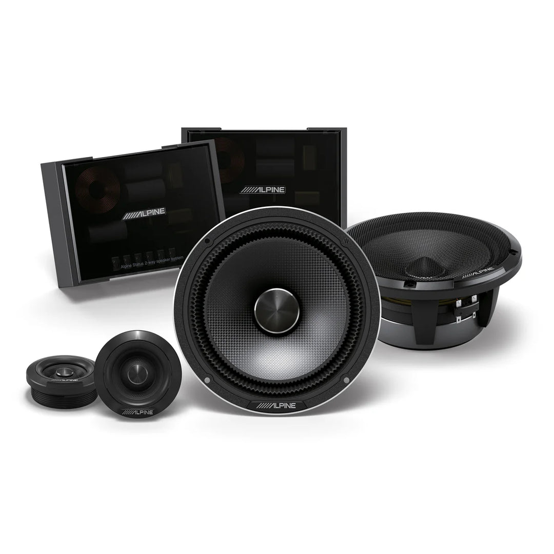 Alpine HDZ-65CS: 6.5" 2-Way Status Series Slim-Fit Component Speaker System