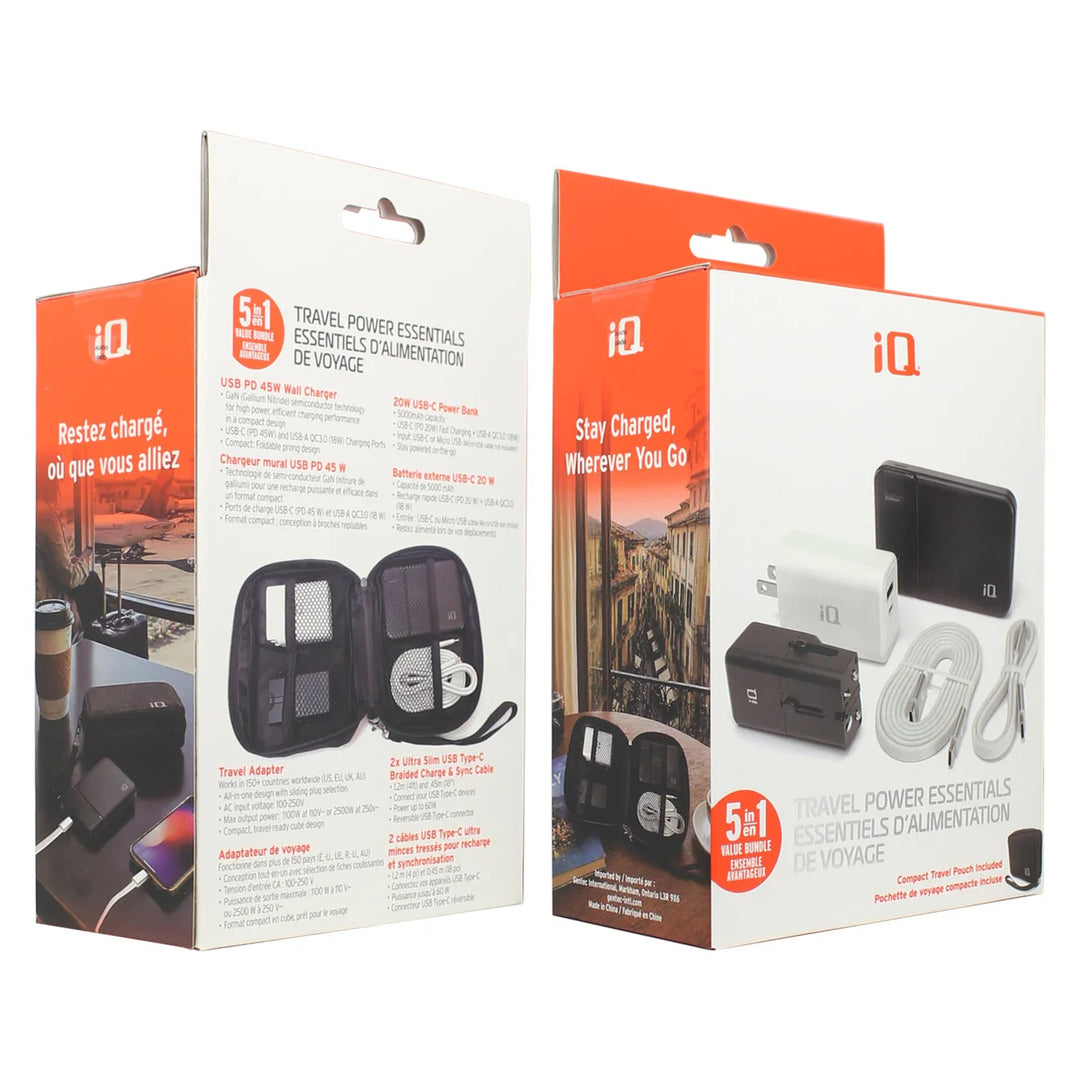 IQ IQTRKIT: Travel Power Essentials Bundle