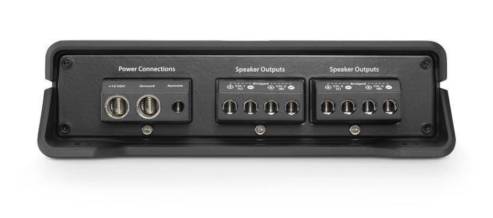 JL Audio JLAMPJD400-4: 100 W x 4 @ 2 Ω / 200 x 2 4-Channel Class-D Full-Range Bridged Amplifier