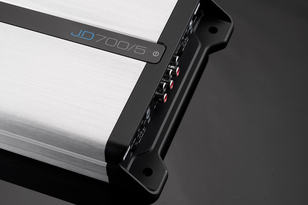 JL Audio JLAMPJD700-5: 100 W x 4 / 300 x 1 @ 2 Ω 5-Channel Class-D Full-Range Mono Amplifier