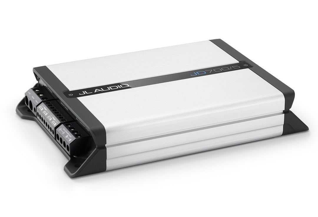 JL Audio JLAMPJD700-5: 100 W x 4 / 300 x 1 @ 2 Ω 5-Channel Class-D Full-Range Mono Amplifier