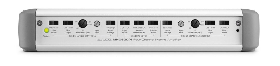 JL Audio JLAMPMHD600-4: 150 W x 4 4-Channel Class-D Marine Amplifier