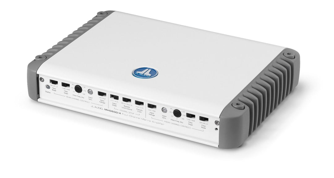 JL Audio JLAMPMHD600-4: 150 W x 4 4-Channel Class-D Marine Amplifier