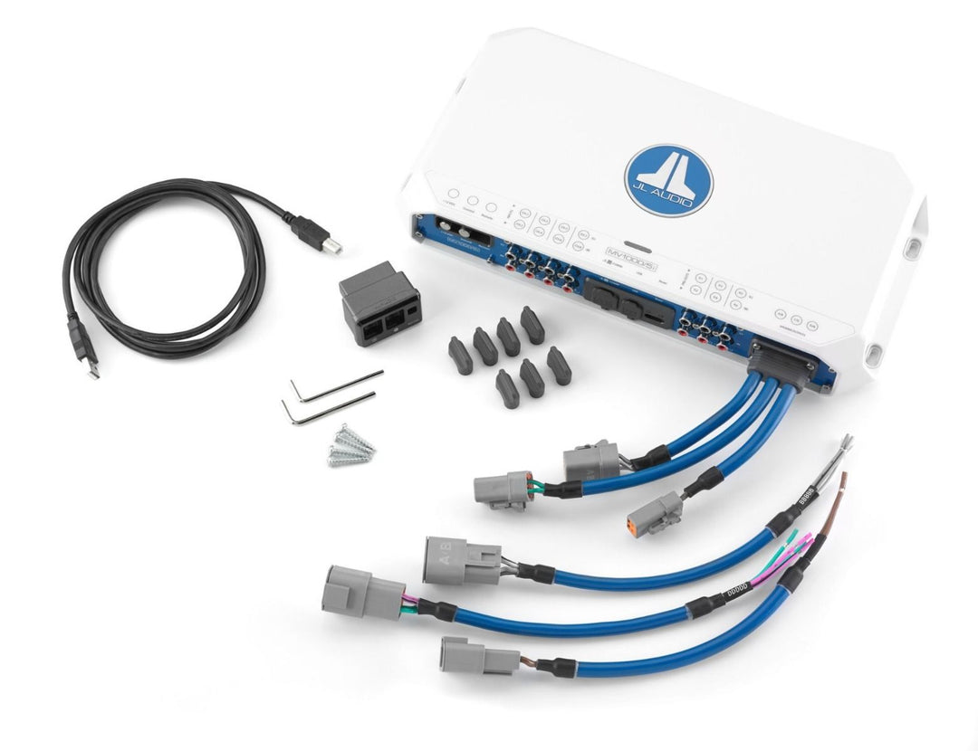 JL Audio JLAMPMV1000-5I: 75 & 600 W x 4 & 1 5-Channel MXI-Series System Amplifier