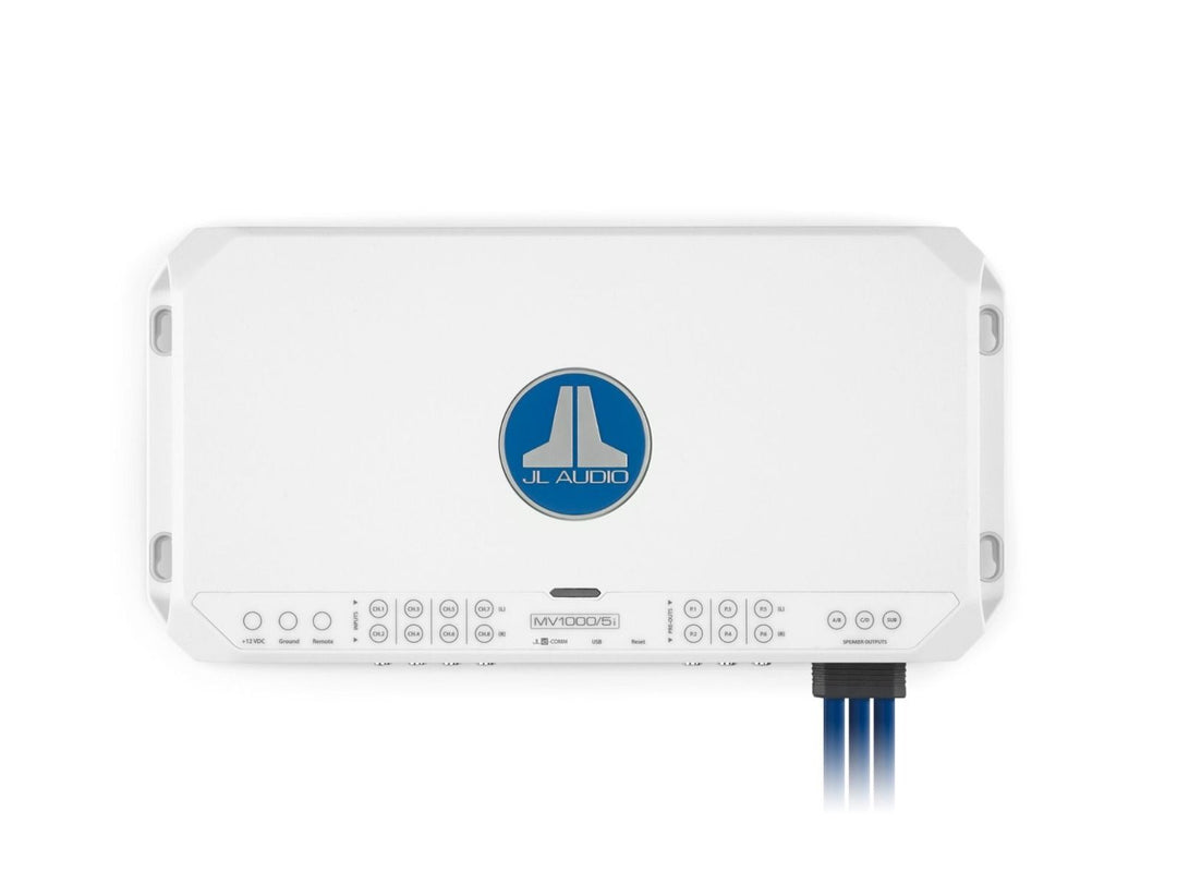 JL Audio JLAMPMV1000-5I: 75 & 600 W x 4 & 1 5-Channel MXI-Series System Amplifier
