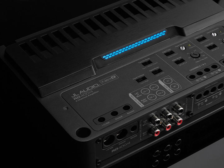 JL Audio JLAMPRD400-4: 400 W 4-Channel Class-D Full-Range Amplifier