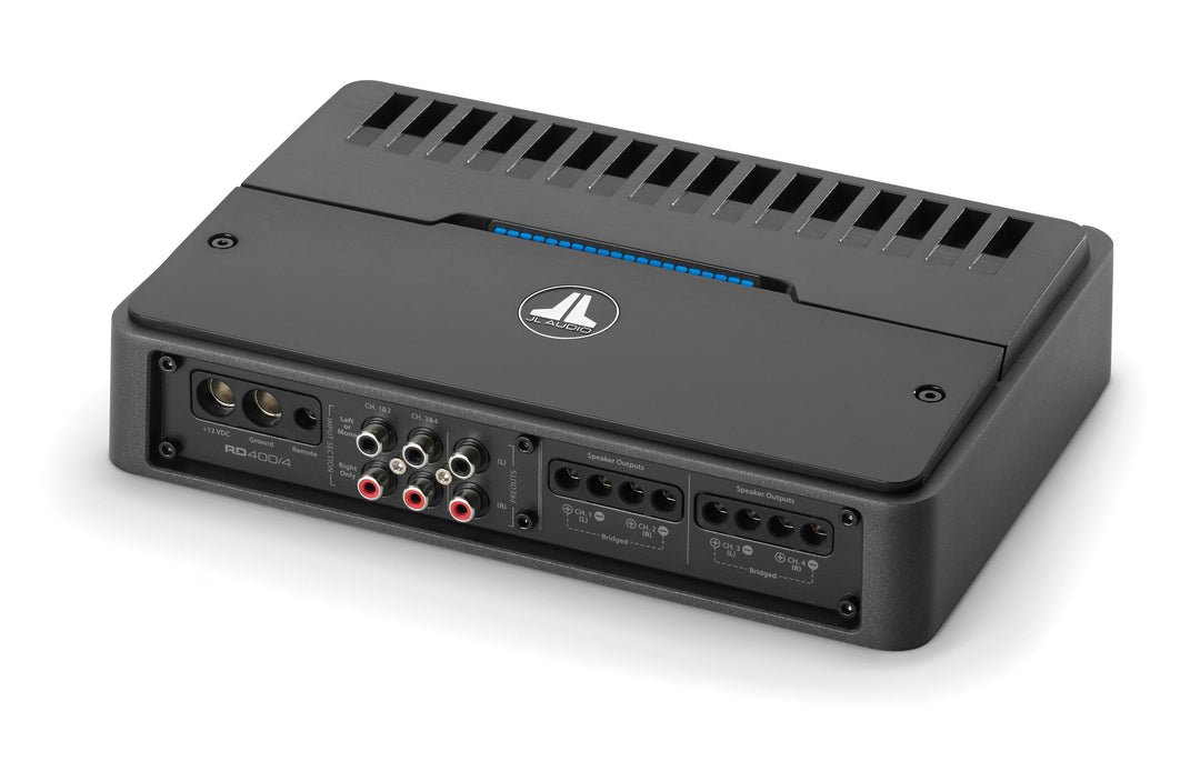 JL Audio JLAMPRD400-4: 400 W 4-Channel Class-D Full-Range Amplifier