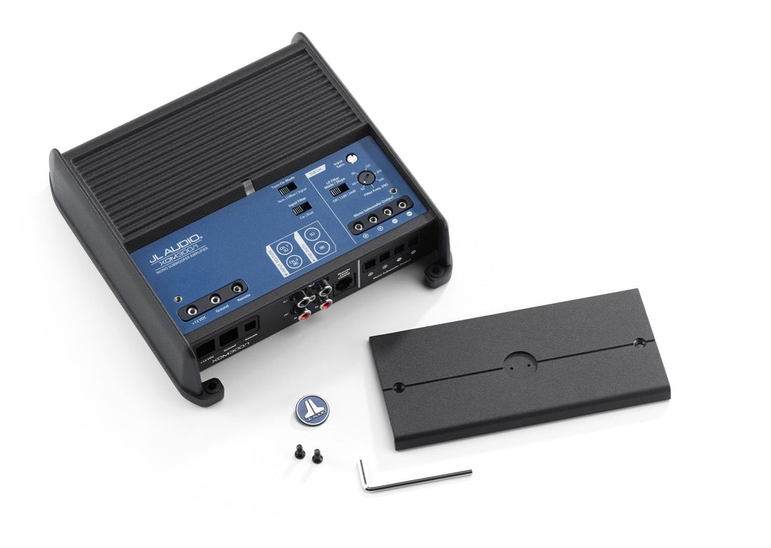 JL Audio JLAMPXDM300-1: 300 W 1-Channel Class-D XDM-Series Mobile / Marine Subwoofer Amplifier