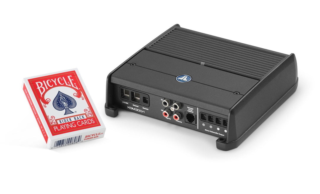 JL Audio JLAMPXDM300-1: 300 W 1-Channel Class-D XDM-Series Mobile / Marine Subwoofer Amplifier