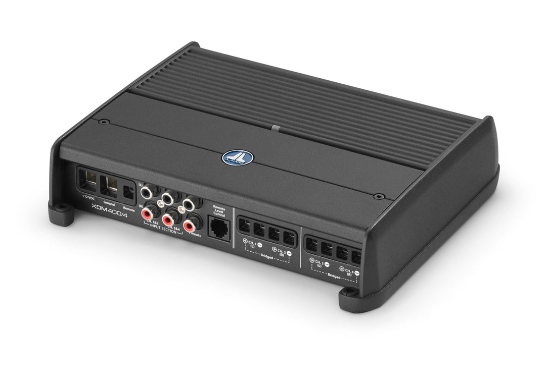 JL Audio JLAMPXDM400-4: 400 W 4-Channel Class-D XDM-Series Mobile / Marine Full-Range Amplifier