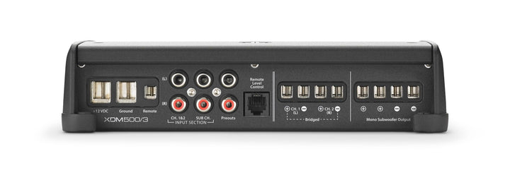 JL Audio JLAMPXDM500-3: 500 W 3-Channel Class-D XDM-Series Mobile / Marine System Amplifier