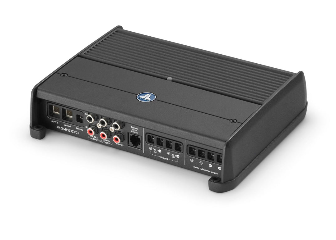 JL Audio JLAMPXDM500-3: 500 W 3-Channel Class-D XDM-Series Mobile / Marine System Amplifier