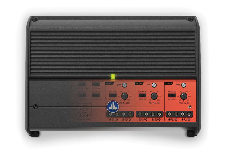 JL Audio JLAMPXDM600-6-24V: 600 W 24 V 6-Channel Class-D XDM-Series Mobile / Marine Full-Range Amplifier