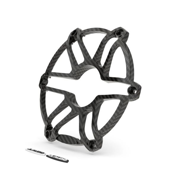 JL Audio JLCSM6-650SGI-S-CF: 6.5" M6-Series Carbon Fiber Custom Shop Marine Sport Grille Insert
