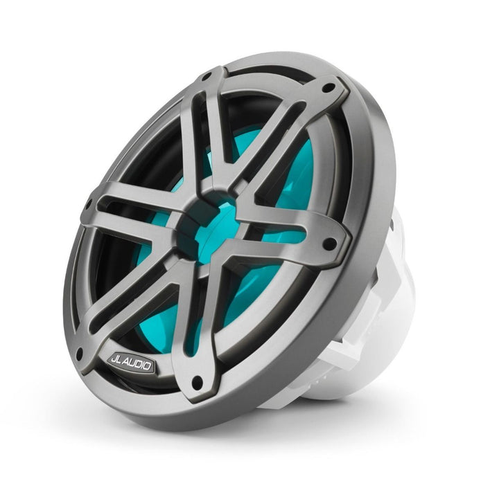 JL Audio JLM3-10IB-S-GM-I-4: 10" M3-Series LED RGB Gun Metal Sport Marine Subwoofer
