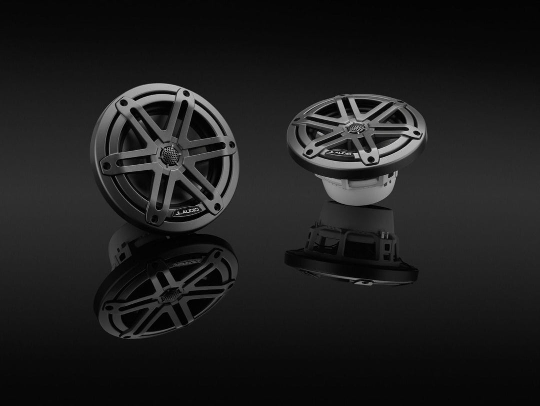 JL Audio JLM3-650X-S-GM: 6.5" M3-Series Gun Metal Sport Marine Speakers