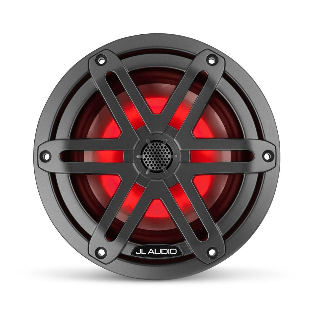 JL Audio JLM3-650X-S-GM-I: 6.5" M3-Series LED RGB Gun Metal Sport Marine Speakers