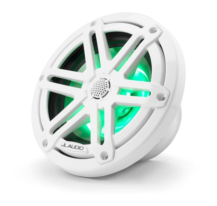 JL Audio JLM3-650X-S-GW-I: 6.5" M3-Series LED RGB Gloss White Sport Marine Speakers