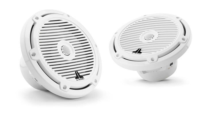 JL Audio JLM3-770X-C-GW: 7.7" M3-Series Gloss White Classic Grille Marine Speakers