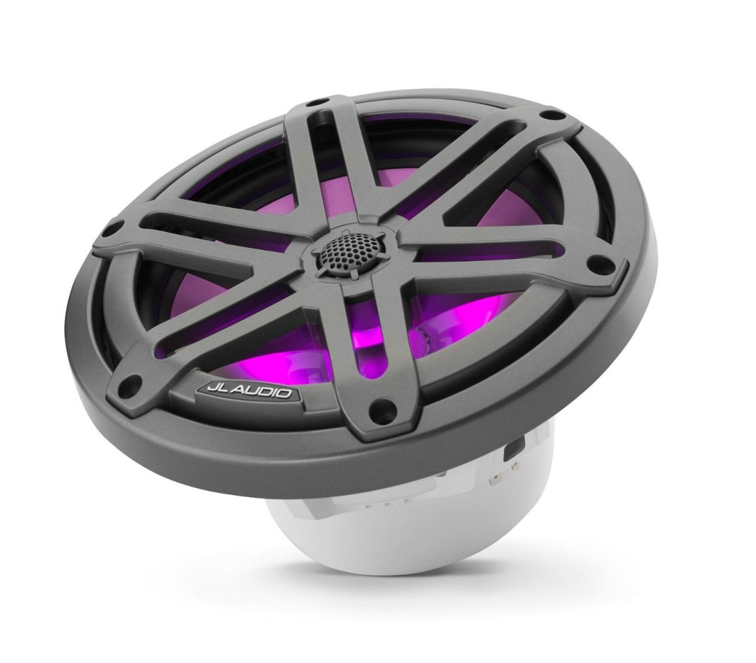 JL Audio JLM3-770X-S-GM-I: 7.7" M3-Series LED RGB Gun Metal Sport Marine Speakers