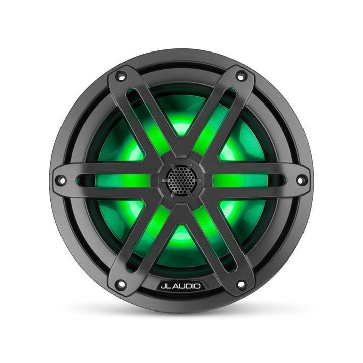 JL Audio JLM3-770X-S-GM-I: 7.7" M3-Series LED RGB Gun Metal Sport Marine Speakers