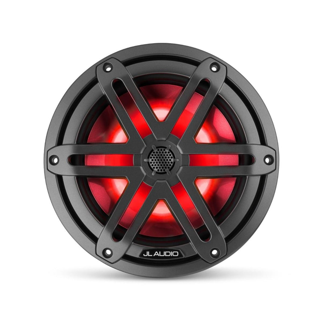 JL Audio JLM3-770X-S-GM-I: 7.7" M3-Series LED RGB Gun Metal Sport Marine Speakers