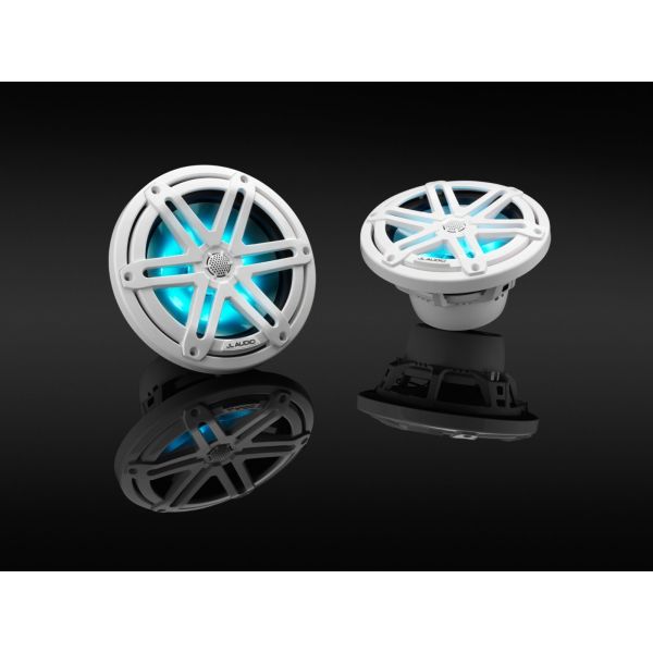 JL Audio JLM3-770X-S-GW-I: 7.7" M3-Series Gloss White Sport Marine Speakers