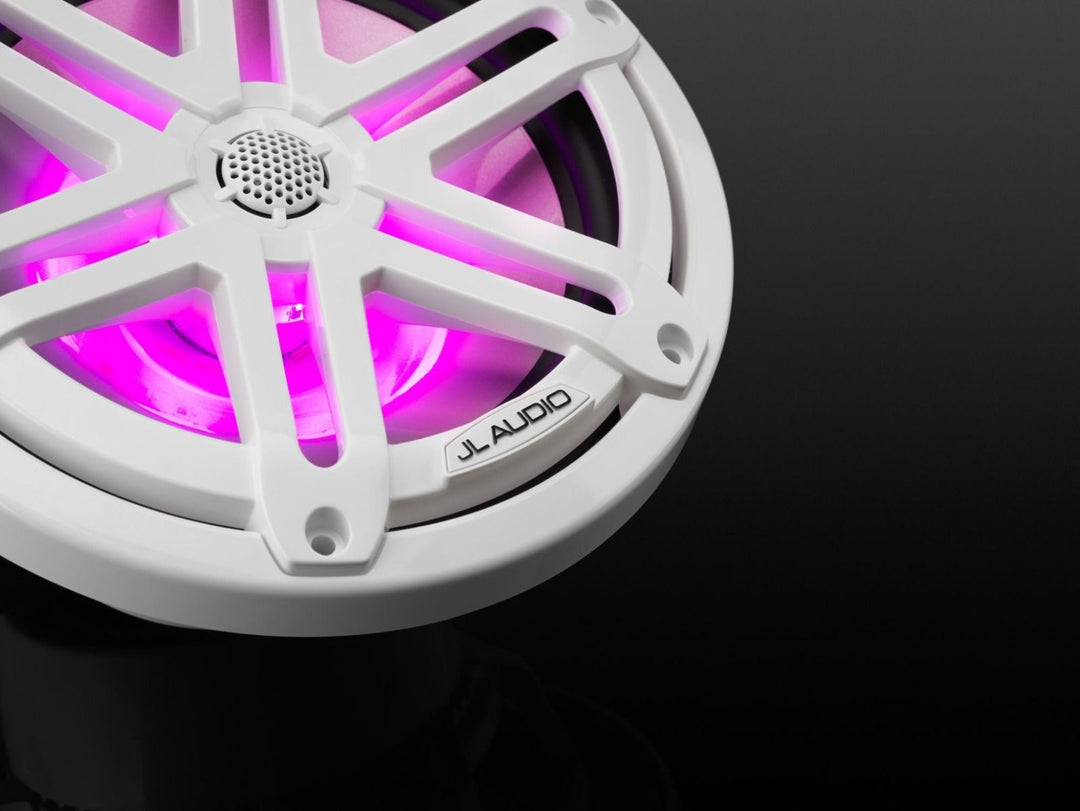 JL Audio JLM3-770X-S-GW-I: 7.7" M3-Series Gloss White Sport Marine Speakers