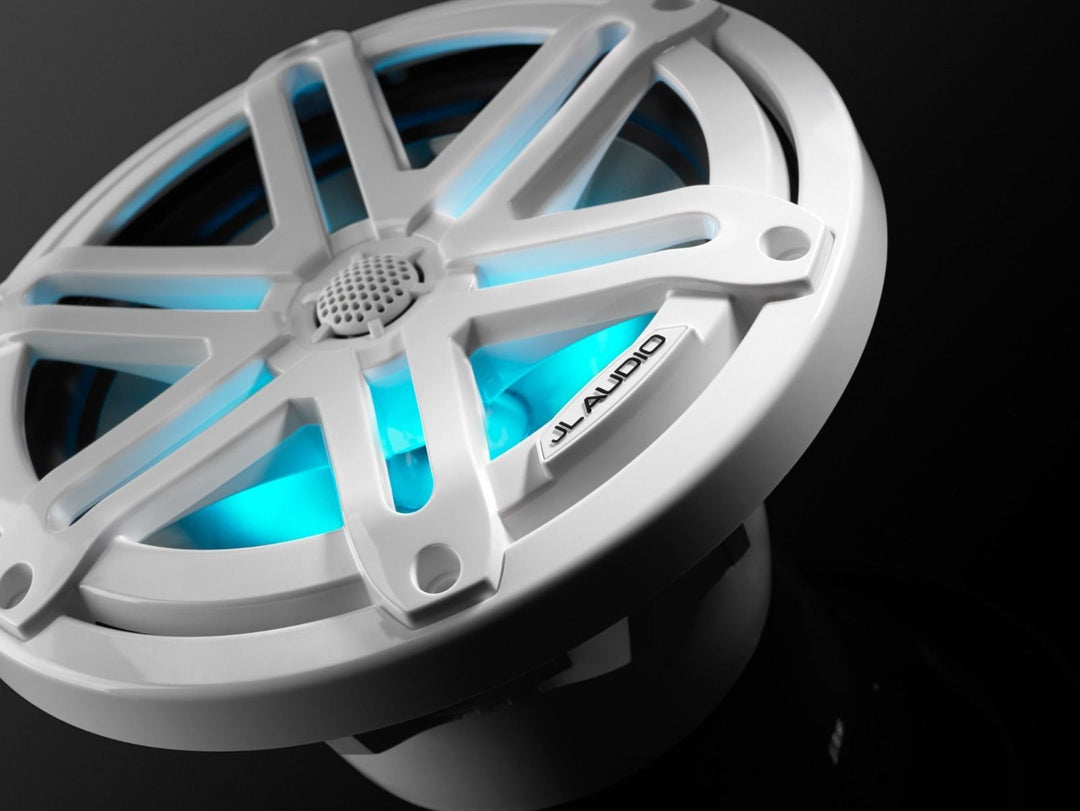 JL Audio JLM3-770X-S-GW-I: 7.7" M3-Series Gloss White Sport Marine Speakers