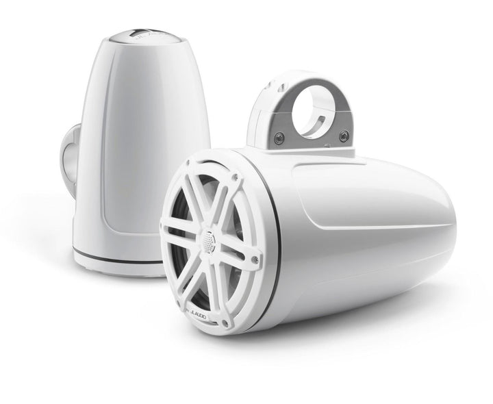 JL Audio JLM3770ETXV3GWSGW: 7.7" M3-Series Gloss White Enclosed Sport Tower Coaxial Marine Speaker System