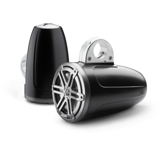 JL Audio JLM3770ETXV3SBSGM: 7.7" M3-Series Satin Gun Metal Sport Enclosed Tower Coaxial Marine Speaker System