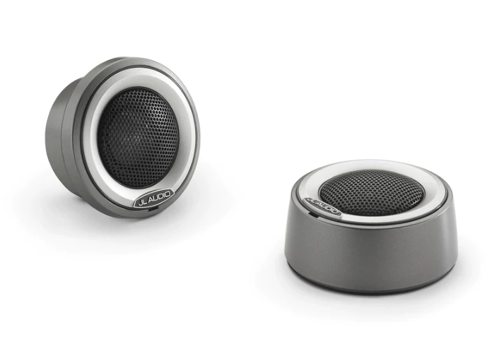 JL Audio JLM6-100CT-C-S-GMTI: 1" M6-Series Grey Titanium Pair Marine Component Tweeter Mounting Cups