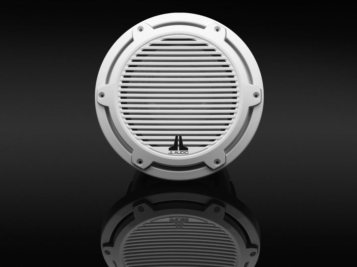 JL Audio JLM6-10IB-C-GW-GW-4: 10" M6- / IB-Series Gloss White Classic Marine Subwoofer