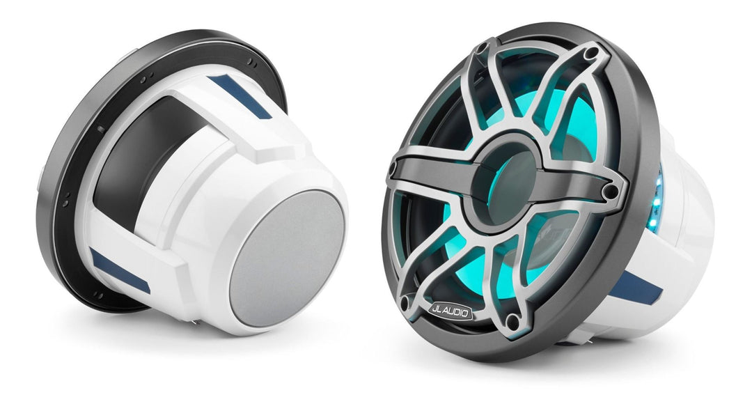 JL Audio JLM6-10IB-S-GM-TI-I4: 10" M6- / IB-Series LED RGB Gun Metal Titanium Sport Marine Subwoofer