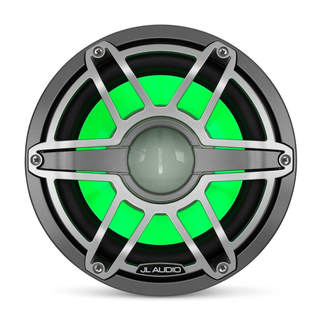 JL Audio JLM6-10IB-S-GM-TI-I4: 10" M6- / IB-Series LED RGB Gun Metal Titanium Sport Marine Subwoofer
