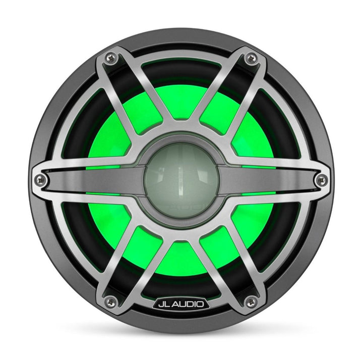 JL Audio JLM6-10IB-S-GM-TI-I4: 10" M6- / IB-Series LED RGB Gun Metal Titanium Sport Marine Subwoofer