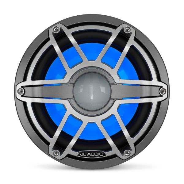 JL Audio JLM6-10IB-S-GM-TI-I4: 10" M6- / IB-Series LED RGB Gun Metal Titanium Sport Marine Subwoofer