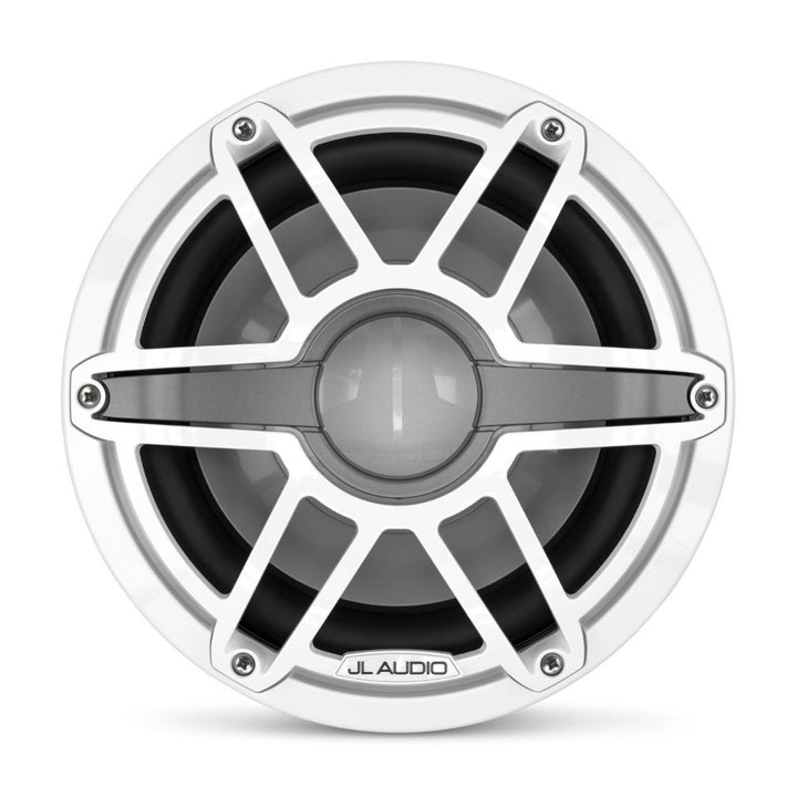JL Audio JLM6-10IB-S-GW-GW-4: 10" M6- / IB-Series Gloss White Sport Marine Subwoofer