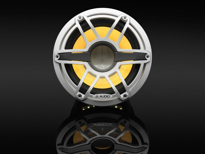 JL Audio JLM6-10IB-S-GW-GW-I4: 10" M6- / IB-Series LED RGB Gloss White Sport Marine Subwoofer